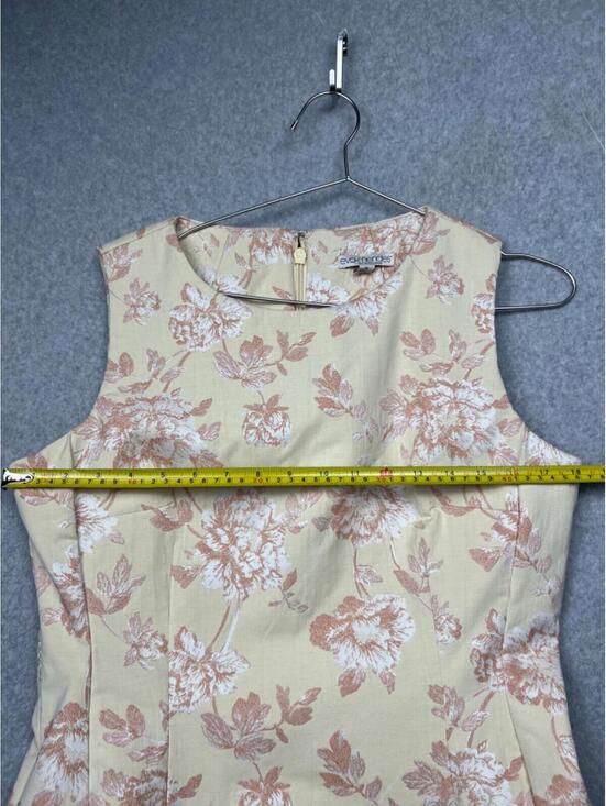 Eva Mendes Womens Sleeveless Floral Curvy Fit Flare Dress 14 Cottagecore Prairie - Picture 10 of 16